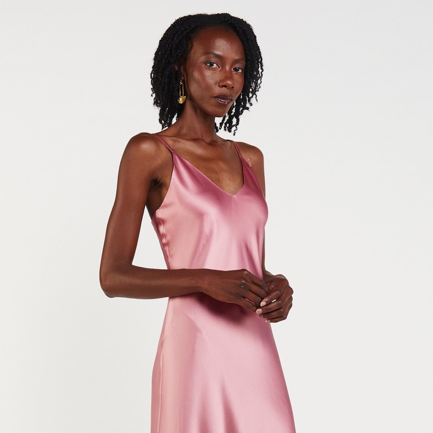 pink silk dress for women Light Pink Silk Slip Dress