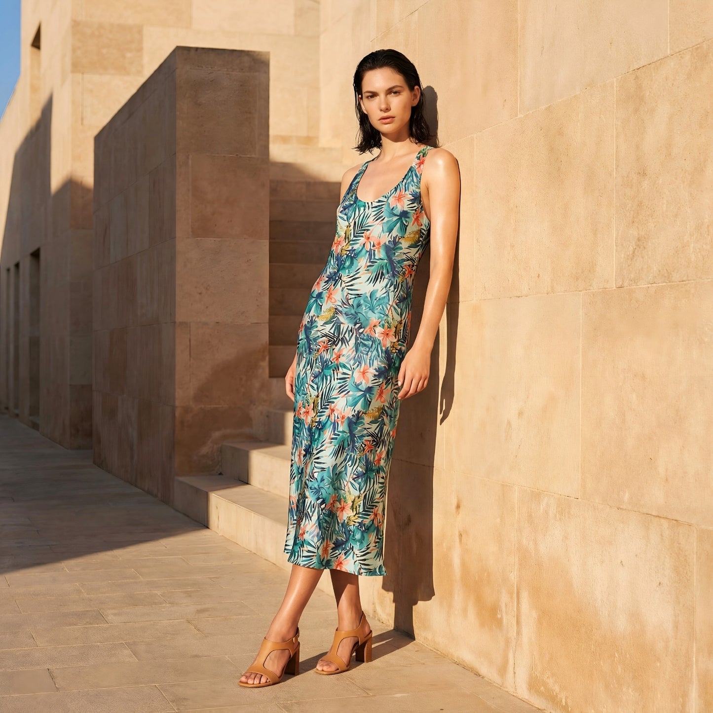 Tropicana – Midi Slip Dress